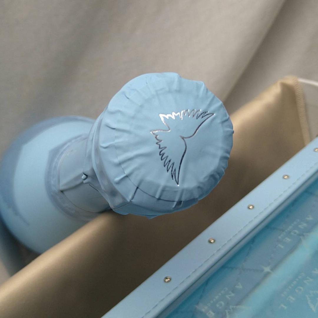 K241　エンジェル　シャンパン　ドゥミセック　ブルー　ロゼ　750ml　箱付き