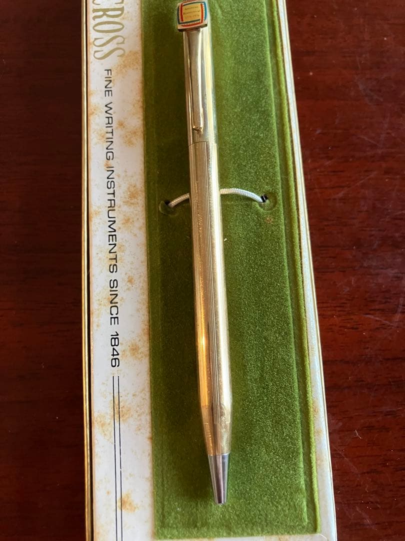 Cross 金メッキ 12KT ボールペン ビンテージ 箱付き