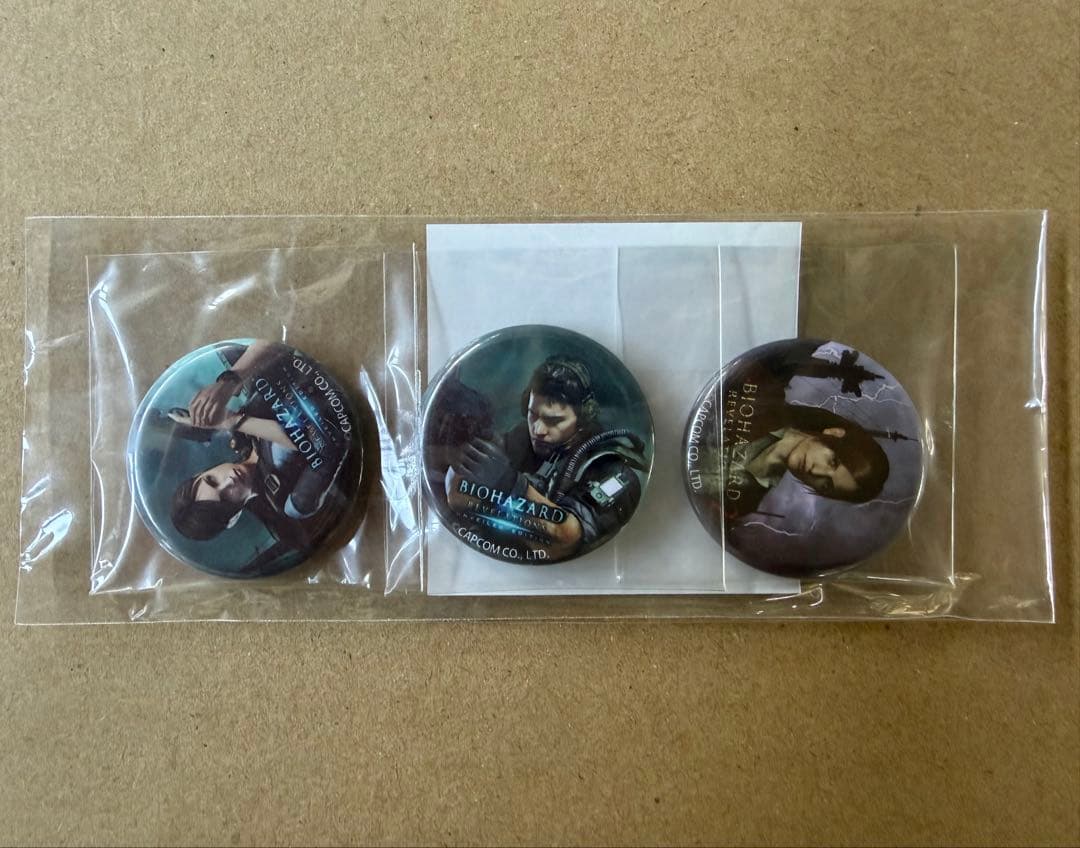バイオハザード リベレーションズ 缶バッジセット