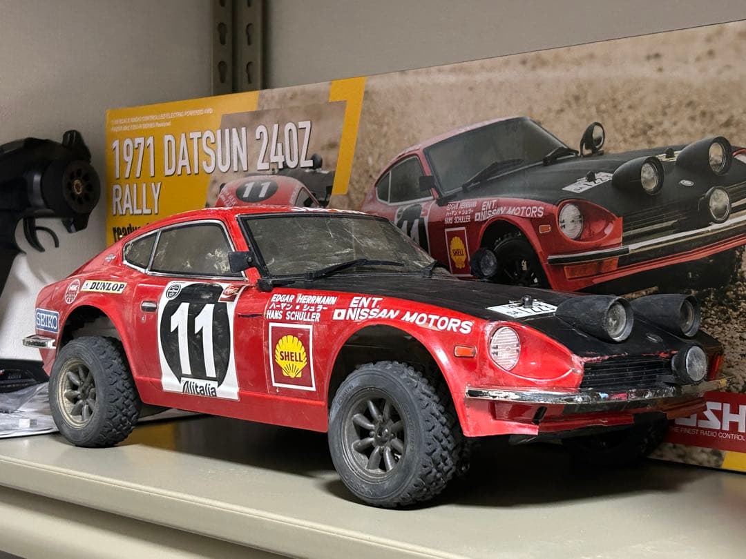 京商　1/10 ダットサン　240z ラリー　フェーザーmk-2 RTR