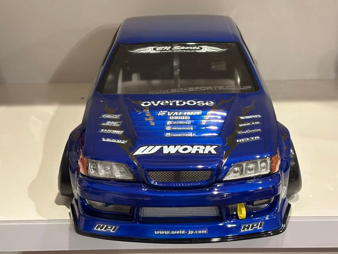 ラジコンボディ パンドラRC BNスポーツ トヨタ クレスタ 塗装済未走行