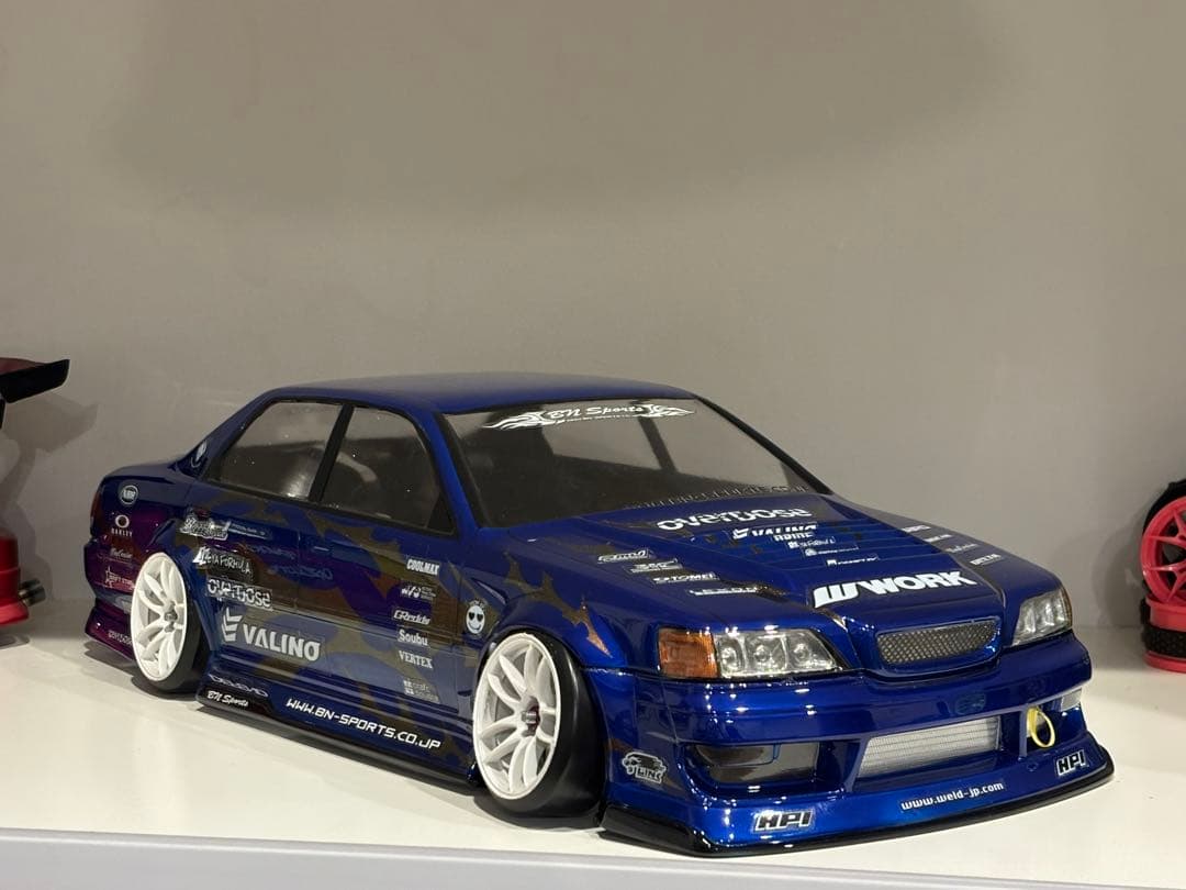 ラジコンボディ パンドラRC BNスポーツ トヨタ クレスタ 塗装済未走行