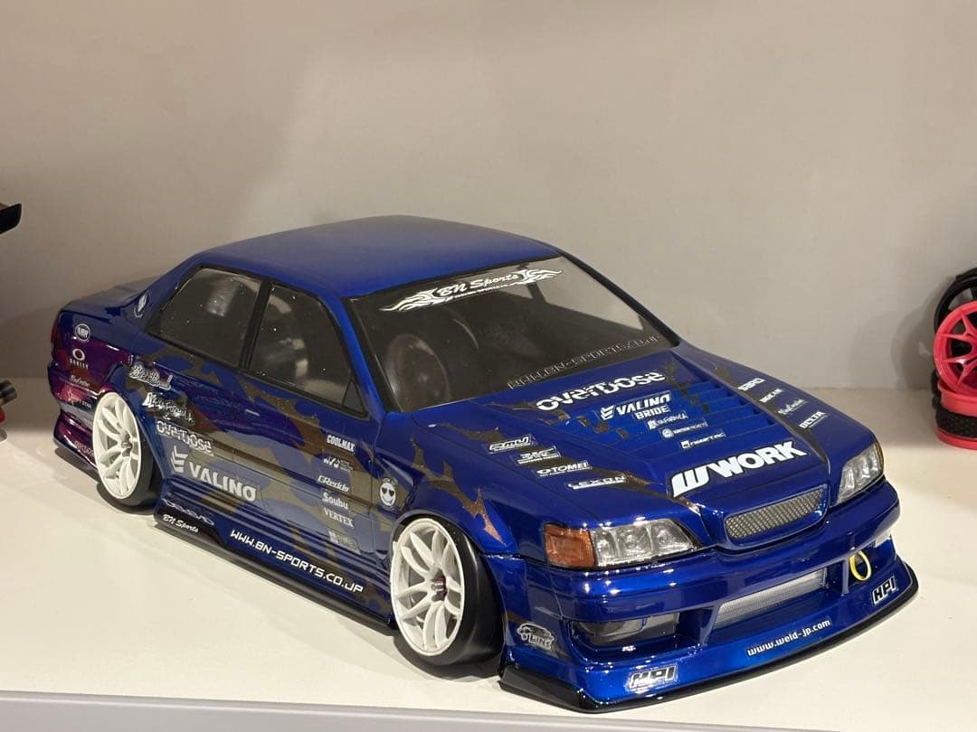 ラジコンボディ パンドラRC BNスポーツ トヨタ クレスタ 塗装済未走行