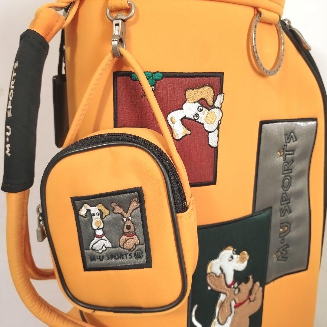 美品　M·U SPORTS　キャディバッグ　MUスポーツ　ゴルフバッグ