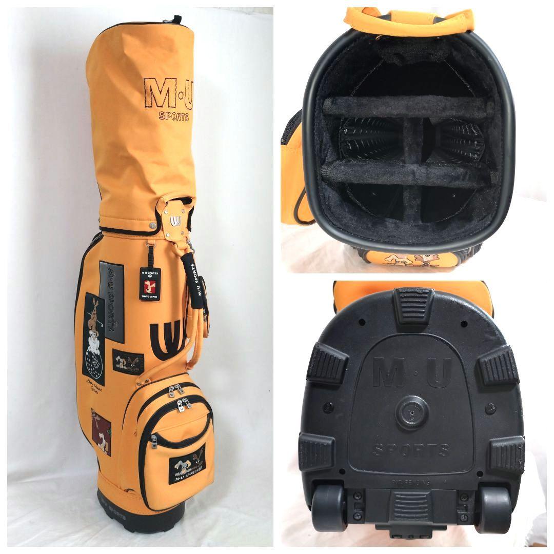 美品　M·U SPORTS　キャディバッグ　MUスポーツ　ゴルフバッグ