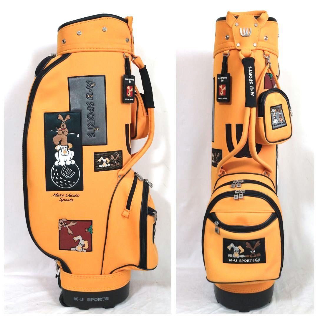 美品　M·U SPORTS　キャディバッグ　MUスポーツ　ゴルフバッグ