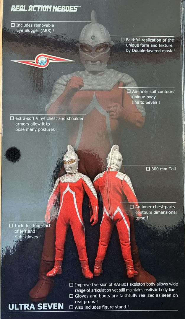 【値下げ】新品 未開封 ウルトラセブン 1/6フィギュア メディコムトイ RAH