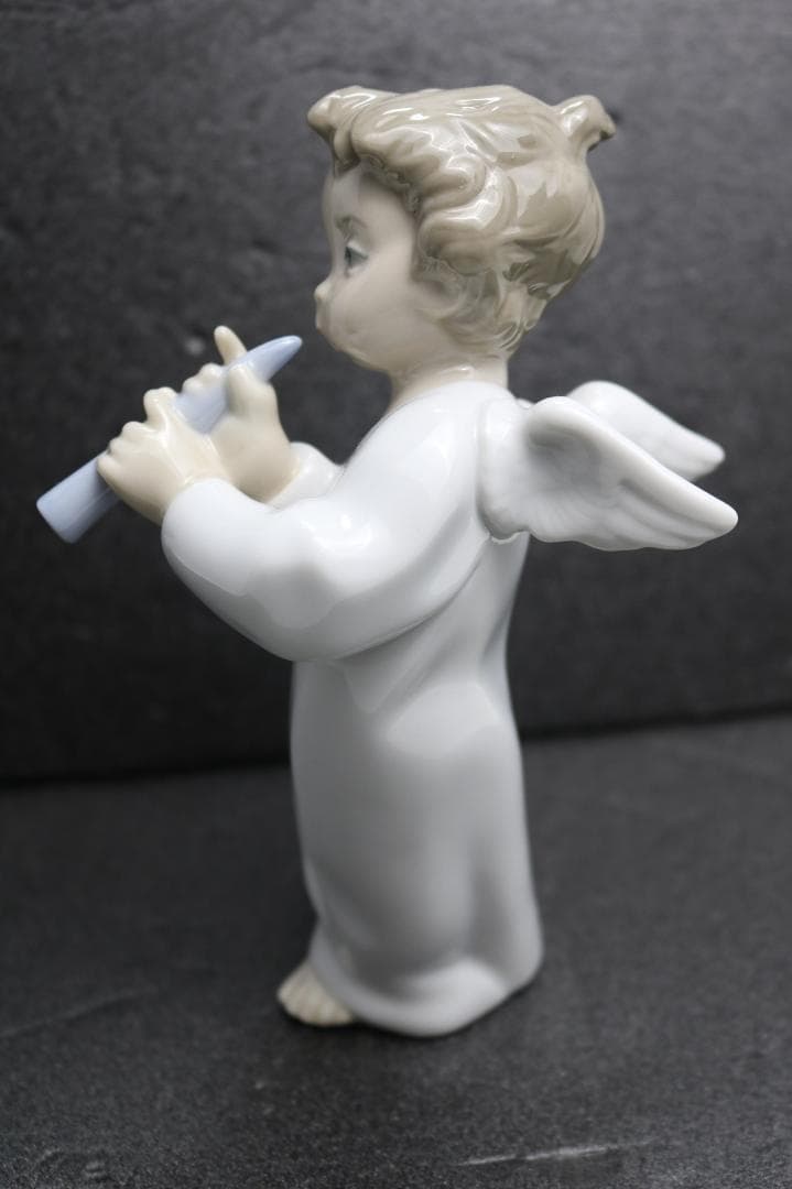 リヤドロ　LLADRO　人形　天使「可愛いフルート」