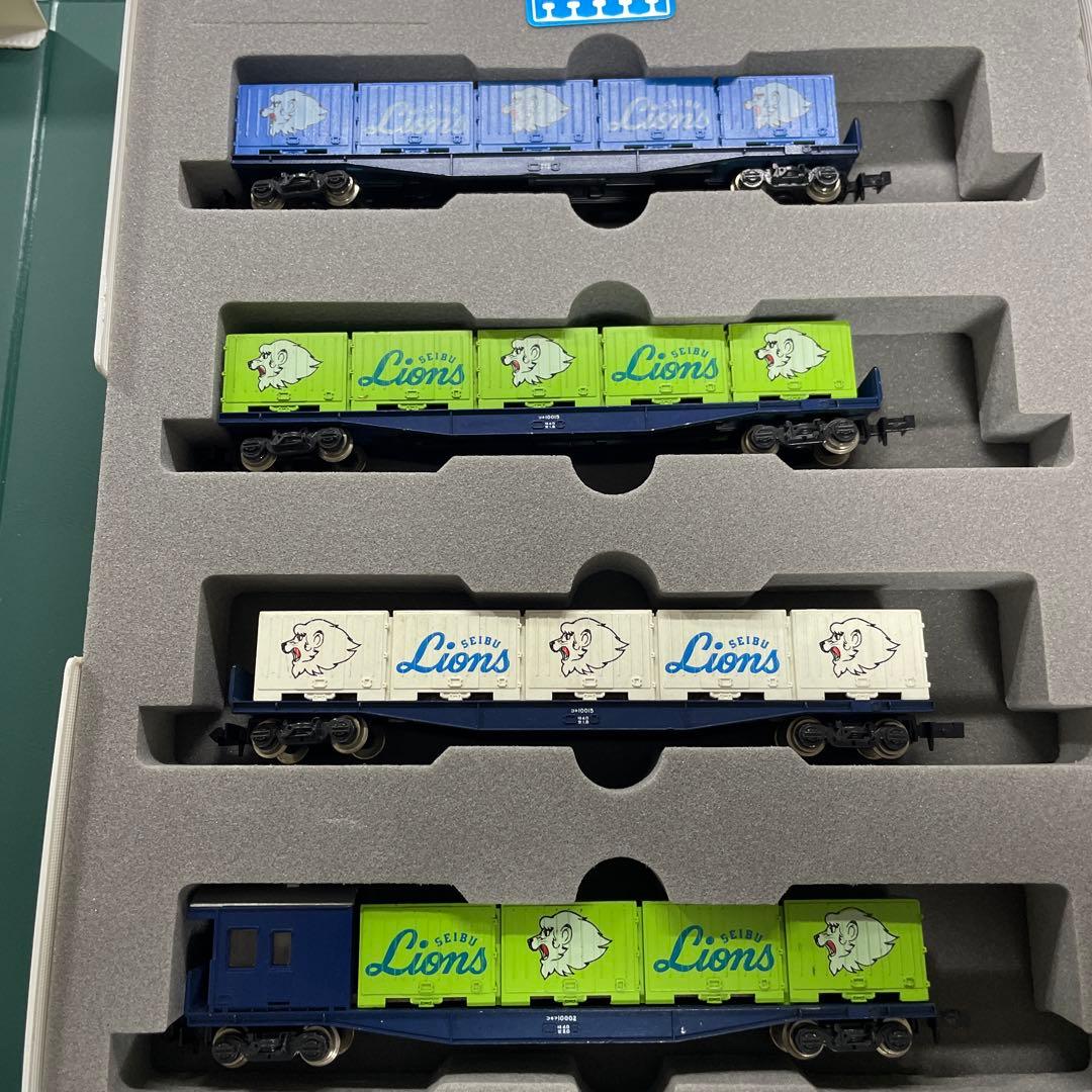 レオコンテナ4輌セット　Nゲ-ジ