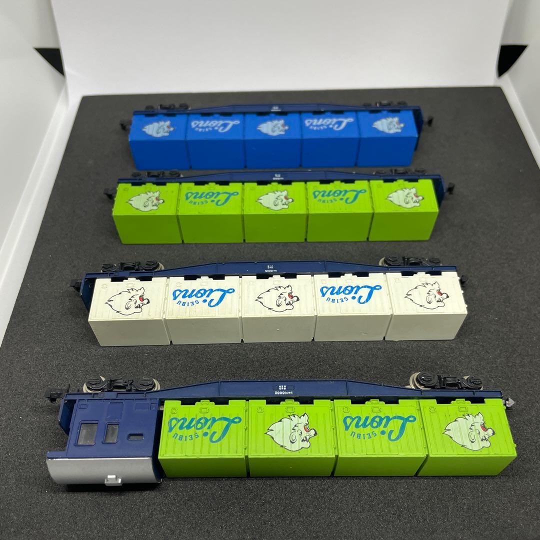 レオコンテナ4輌セット　Nゲ-ジ