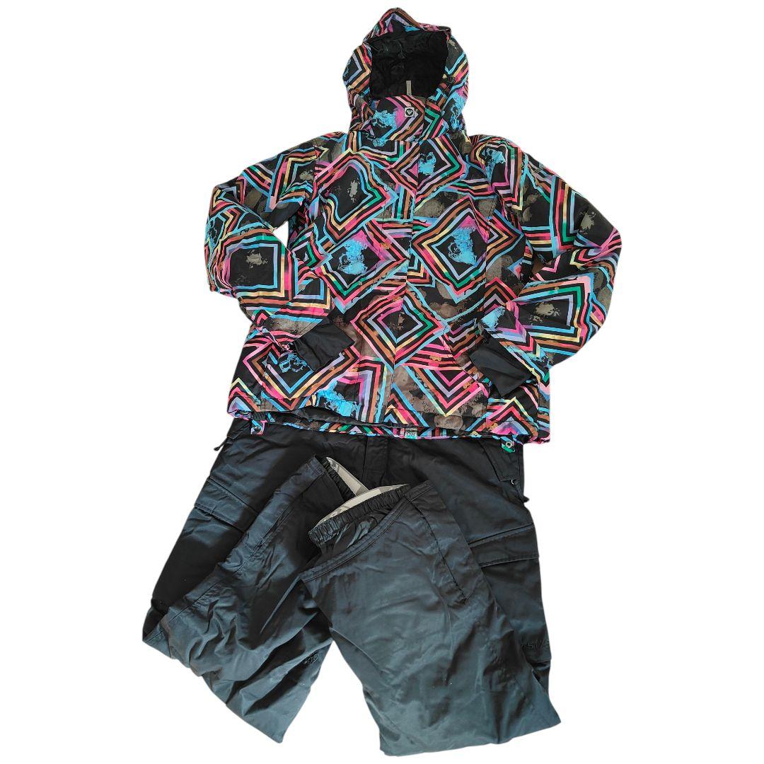 ROXY・686 ウェア　セットアップ　マルチカラー