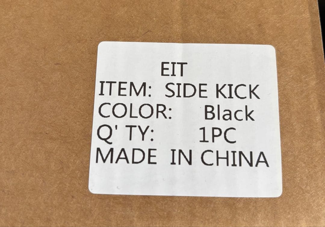 《新品未使用》 BRUNT ブラント SIDE KICK サイドキック ブラック