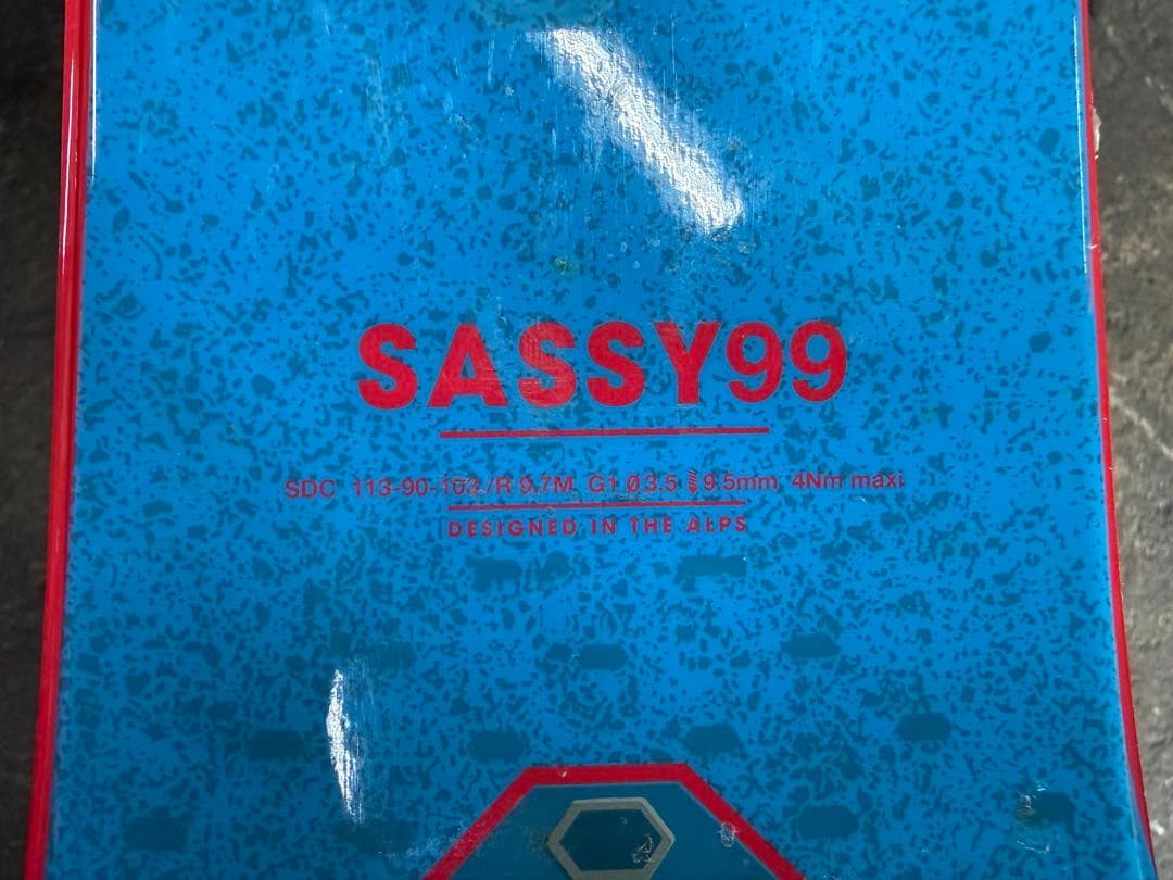 スキー板　ビンディング　ROSSIGNOL SASSY99 収納ケース付き