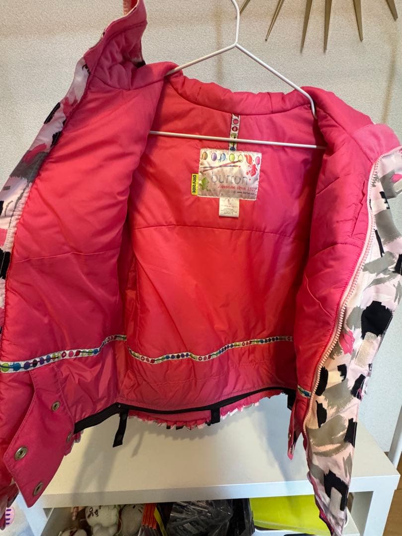 burton スノーボードウェアスキーウェア子供用Lサイズ 150〜160ピンク