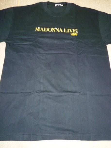 マドンナ 　HBO Madonna Live! 　オフィシャル Tシャツ　L