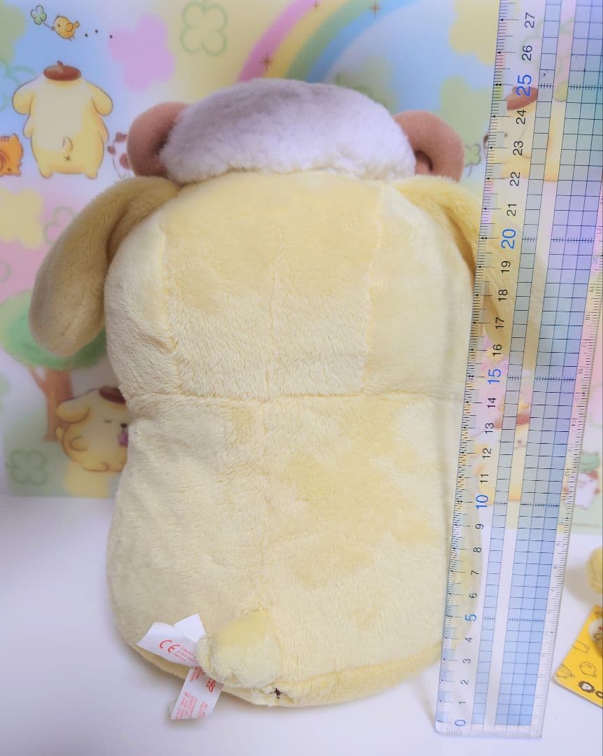 ポムポムプリン　羊シリーズ　ぬいぐるみ　マスコット　ポーチ