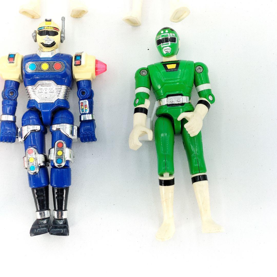 当時物 激走戦隊カーレンジャー 激走ヒーロー アクションフィギュア 6種セット