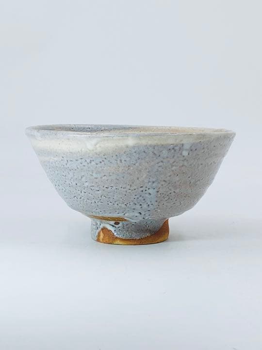 【井口海仙　箱書】【竹内俊彦　作】井戸茶碗　桐共箱  栞　共布　大原陶窯