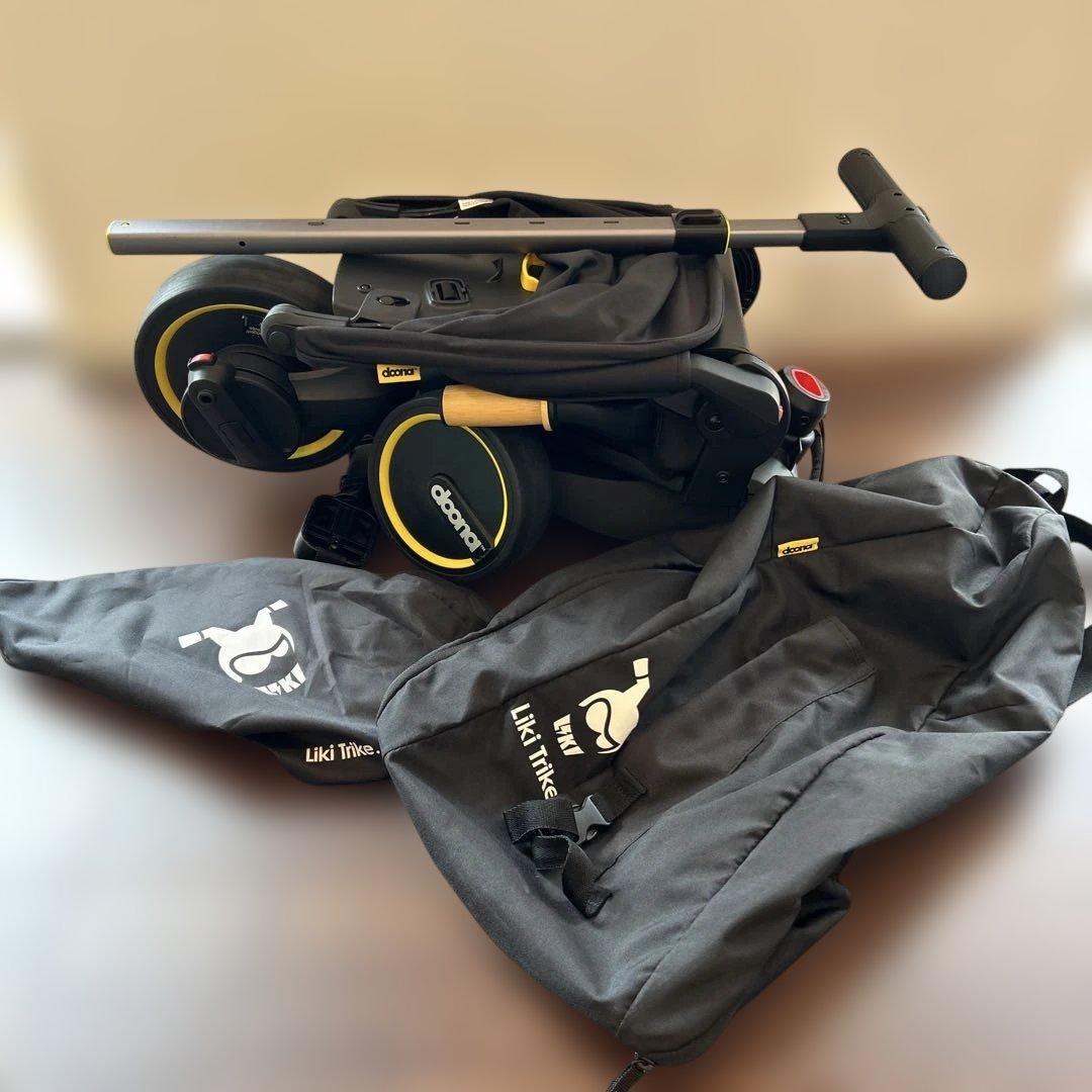 doonaドゥーナ　リキトライクプレミアム　折りたたみ三輪車　S5ニトロブラック