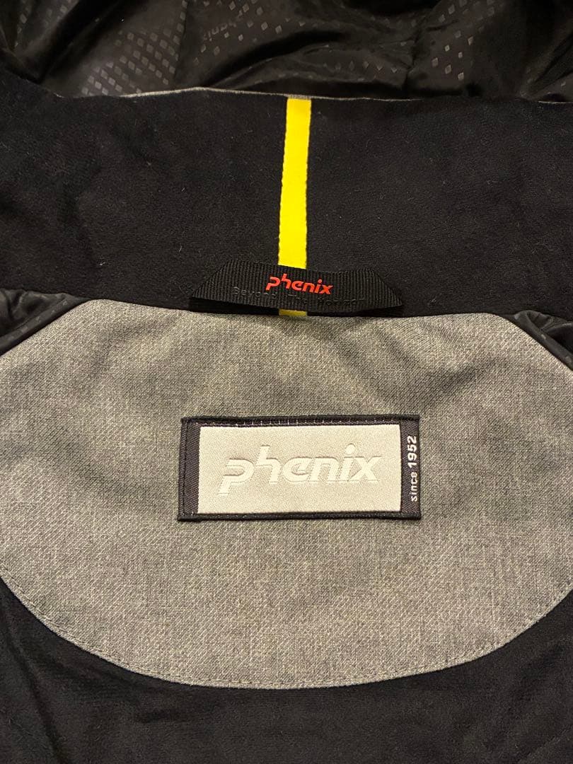 美品　phoenix　フェニックス　スキーウェア　スノボウェア　上下　グレー　M