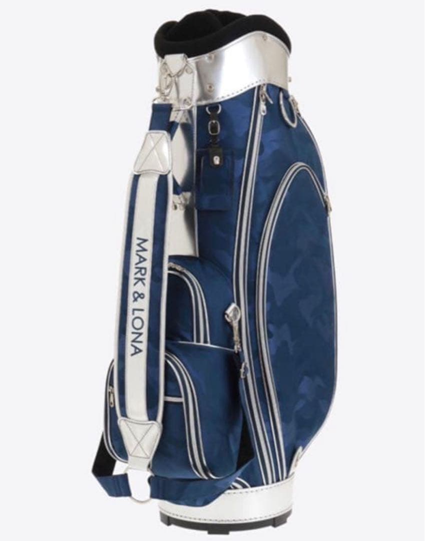 【激レア品】MARK&LONA キャディバッグ マーク&ロナ　ネイビー　カモフラ