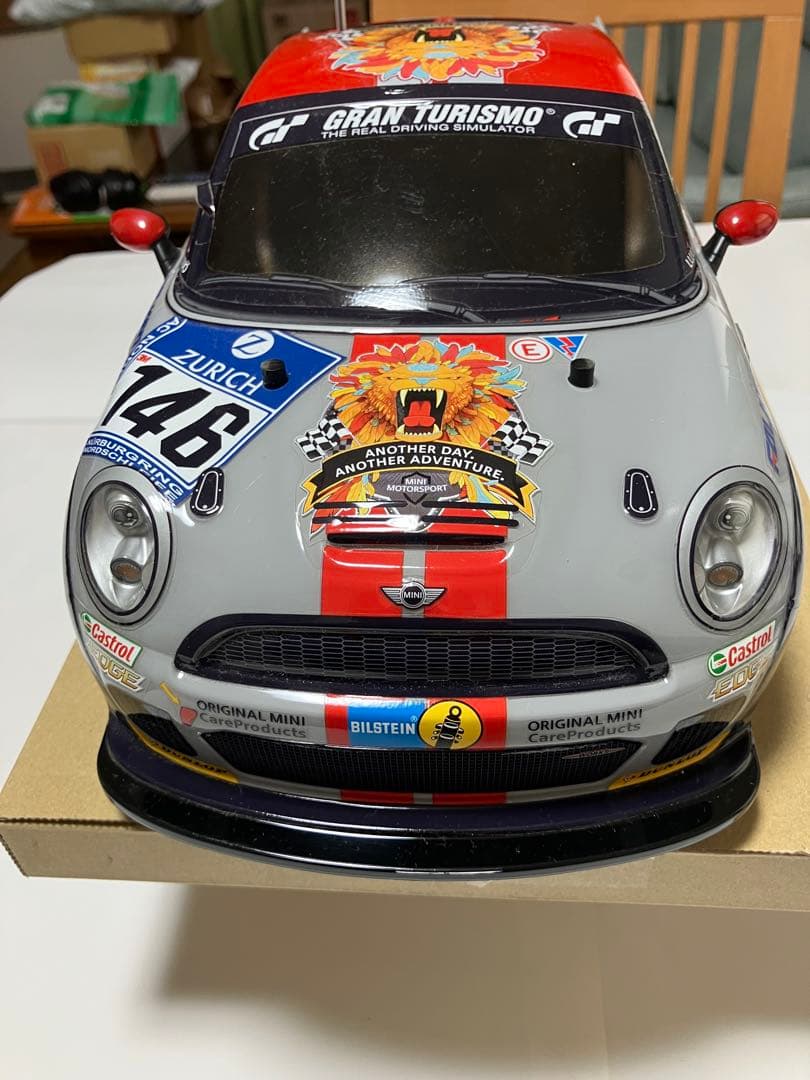 タミヤ1/10電動RC完成セットXBミニJCWクーペ