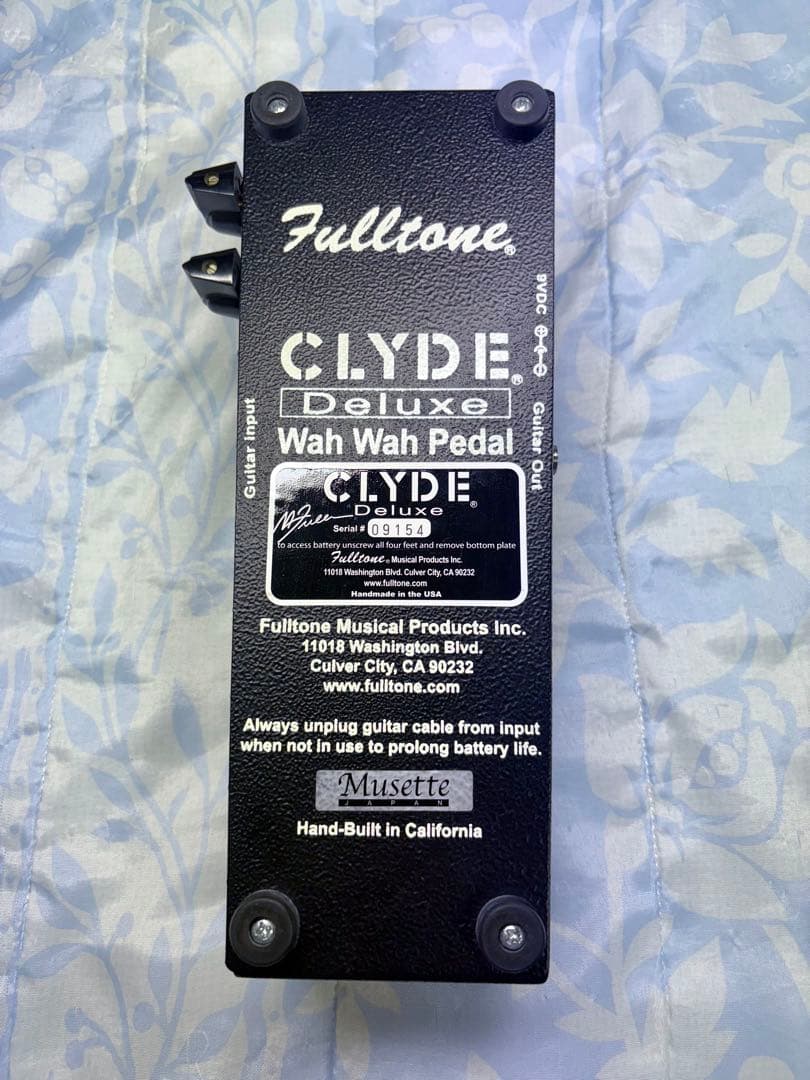 ギター Fulltone Clyde Deluxe Wah Wah Pedal