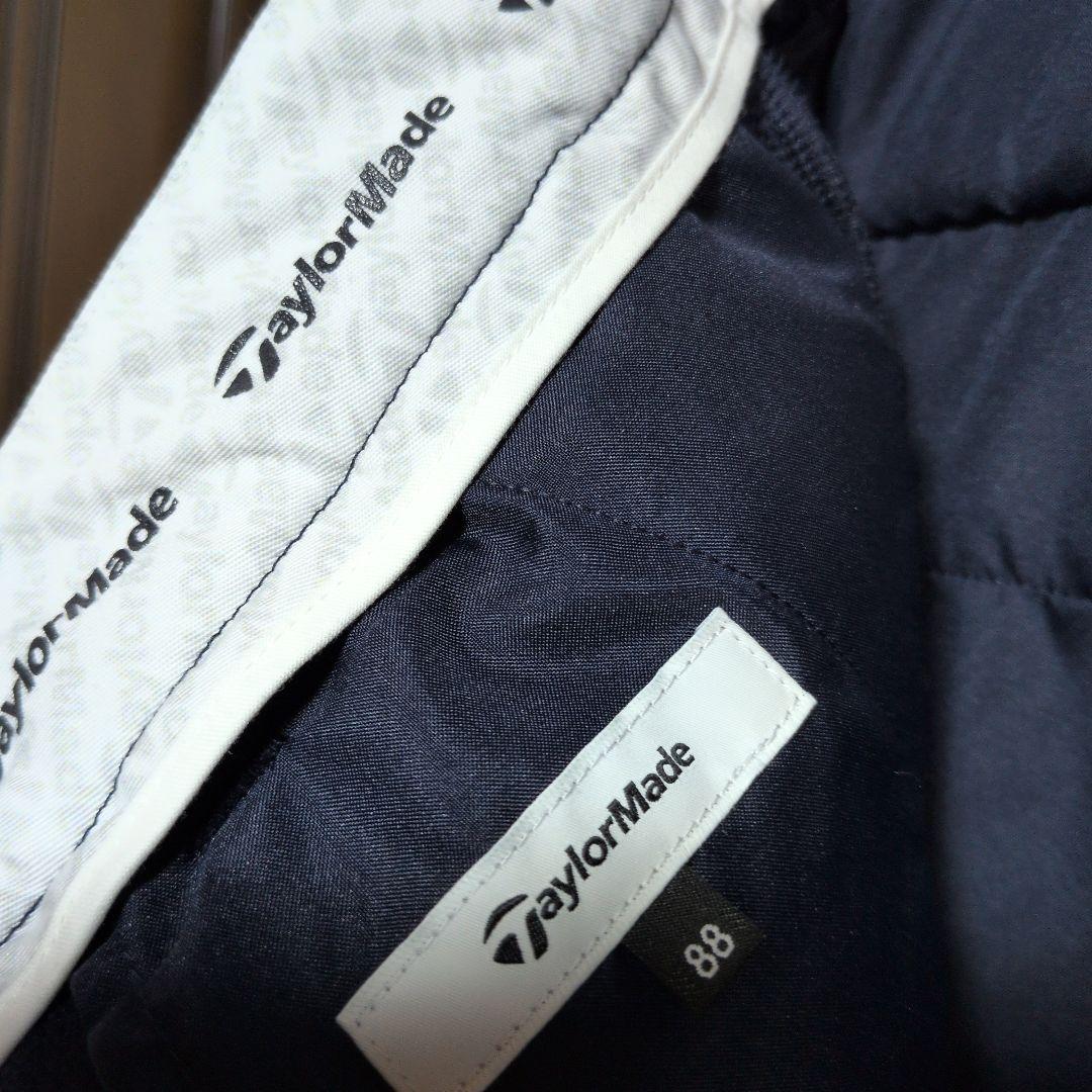 テーラーメイド:メンズ:胴囲88cm:ロゴライン 裏起毛ロングパンツ :ネイビー