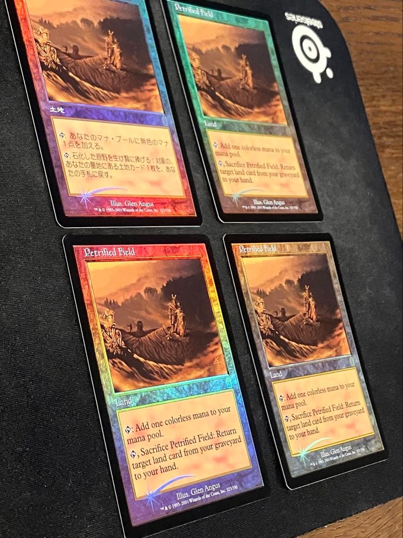 MTG【石化した原野/Petrified Field】foil ODY