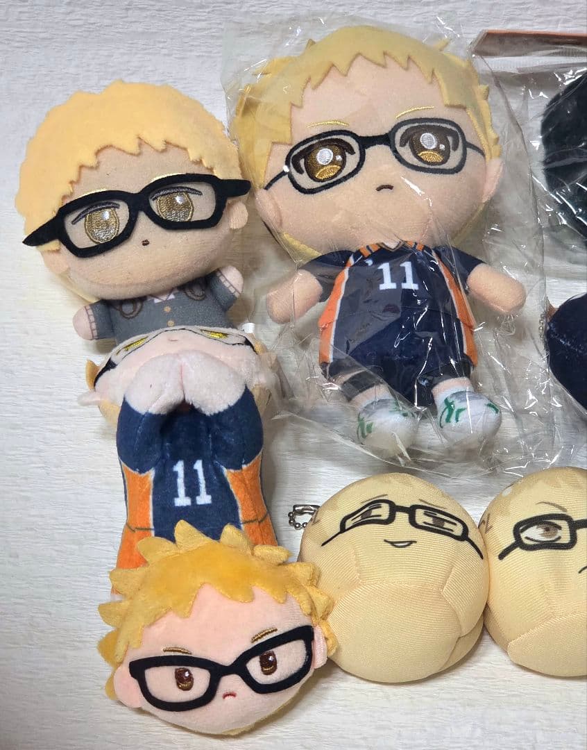ハイキュー 月島蛍 ぬいぐるみ セット マスコット chibiぬいぐるみ