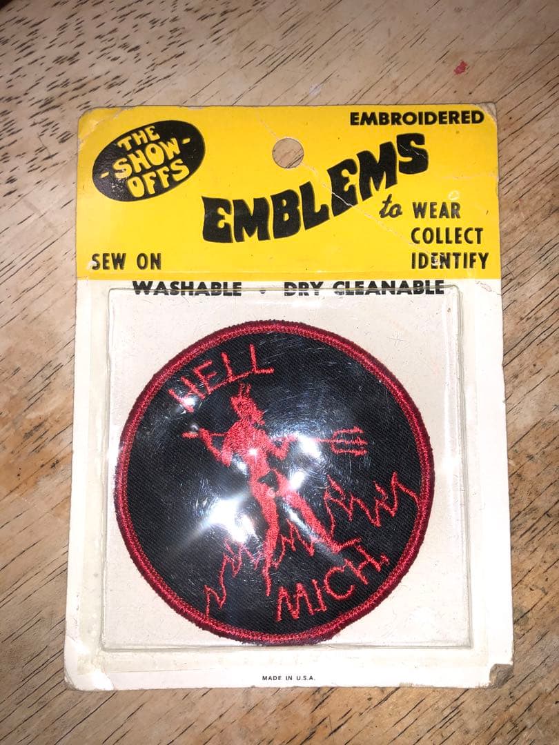 ビンテージ 60s デビル　悪魔　Devil ワッペン ノースノーネーム　レトロ