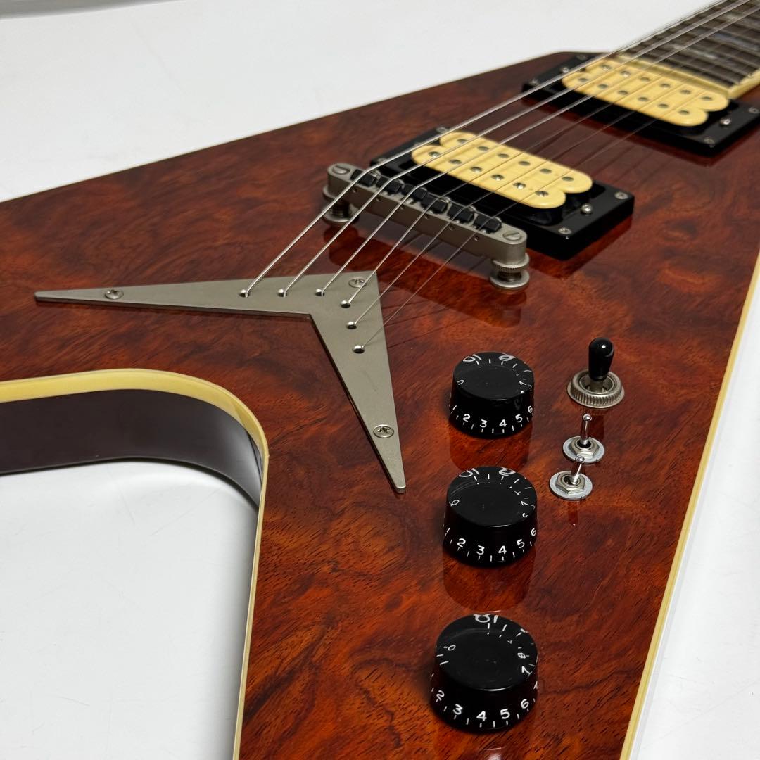 【美品】DEAN V Exotic Bubinga エレキギター フライングV