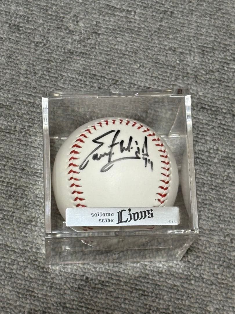 【新品未開封】公式抽選当選品 エルメスト・メヒア埼玉西武ライオンズ サインボール