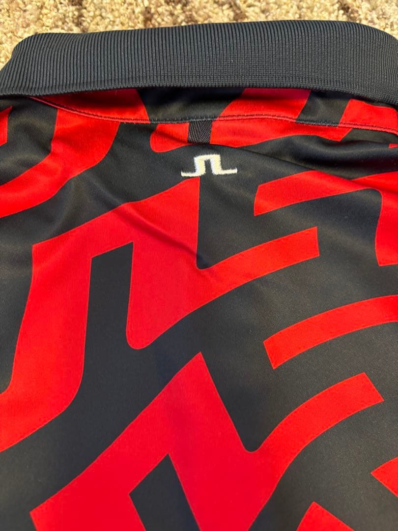 【未使用】　J.LINDEBERG　ゴルフ　半袖ポロシャツ　メンズM