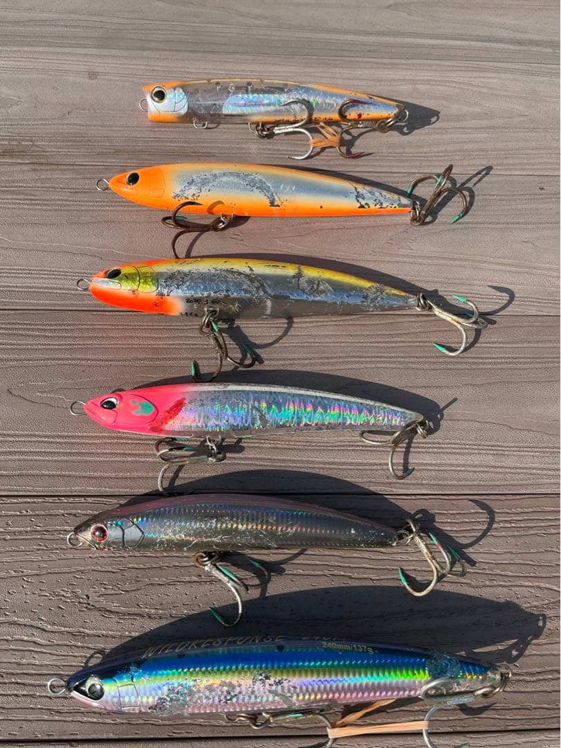 GT.マグロ　トップフィッシングルアー、フック無し★年末年始処分セール