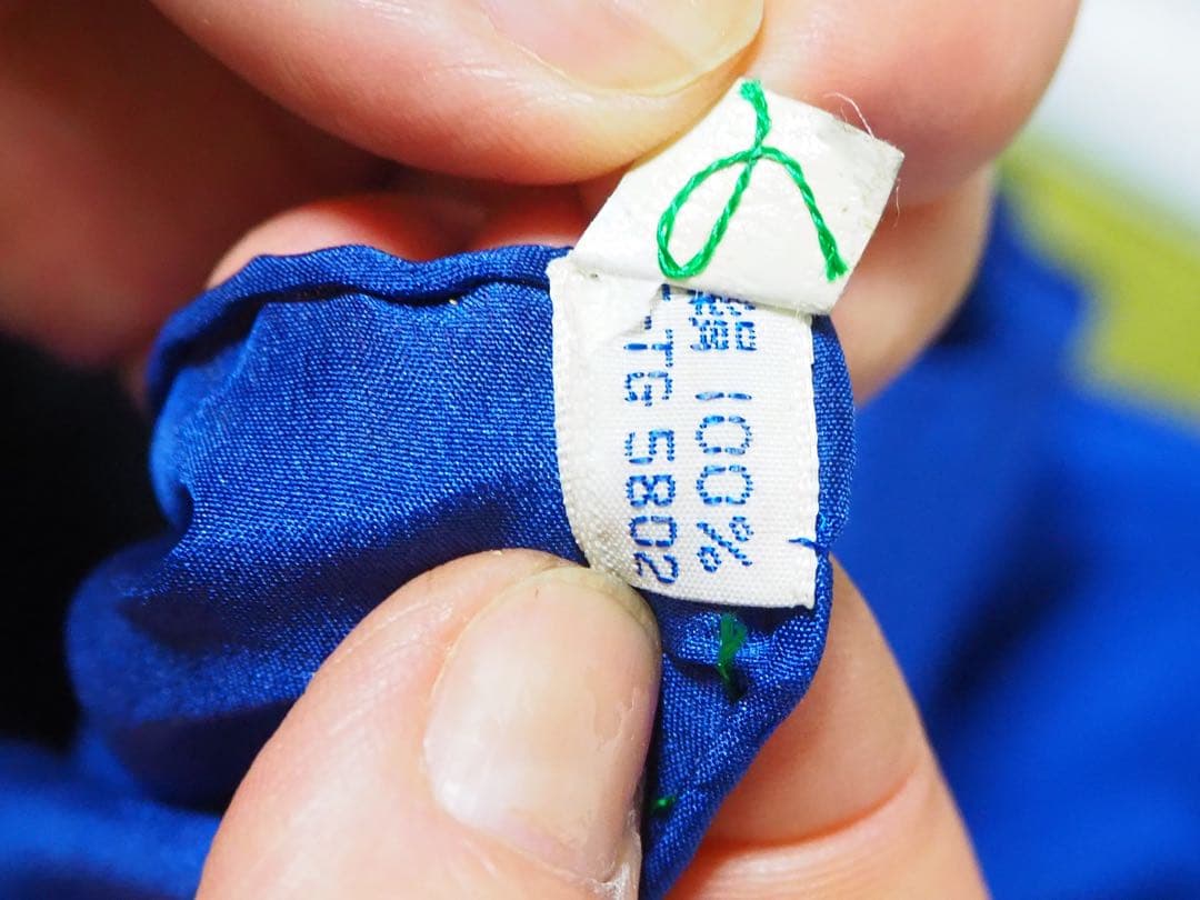 ビンテージ　VOGUE MOON スカーフ　アート　絵画　シルク100% レトロ