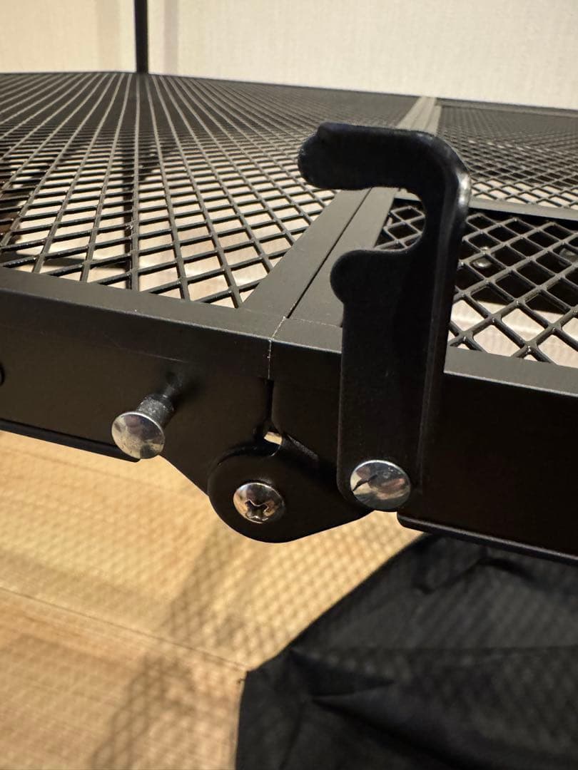 Logos ロゴス　アイアンメッシュ　テーブル ブラック　13070-BC