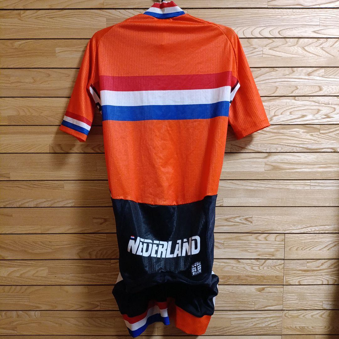 支給品　オランダ代表　半袖スキンスーツ　ナショナルチーム　NL　ネーデルランド