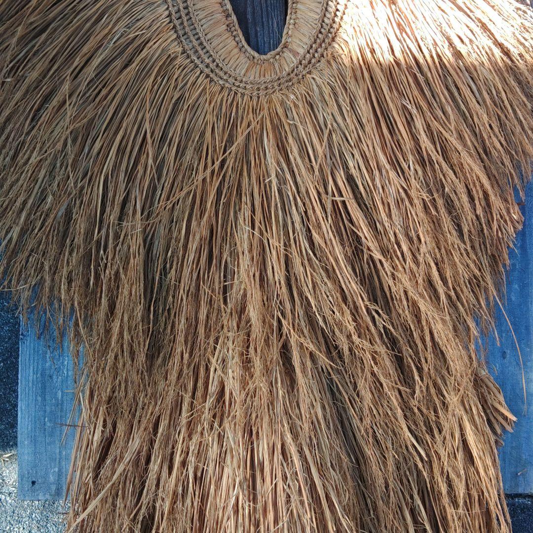 古民具　藁簑　雨具　伝統工芸品　荒物屋商品