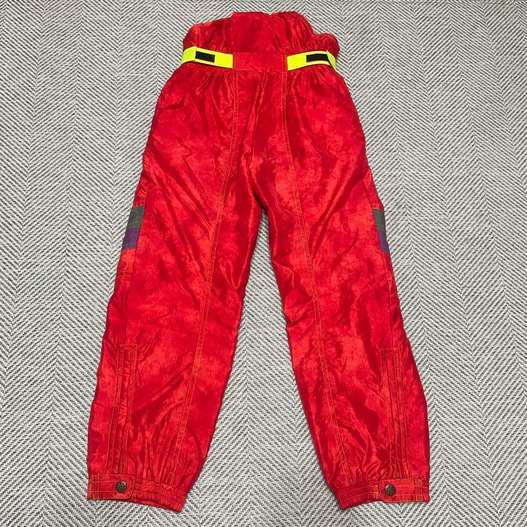 【年代物・レア】SEILLER スキースノボウェア セットアップ　レッド　L