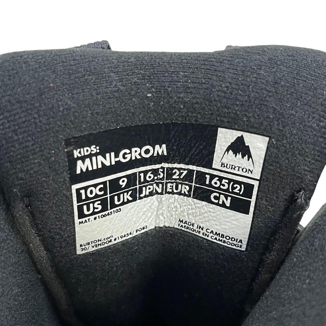美品　Burton MINI GROM キッズ　スノーボードブーツ　US 10C