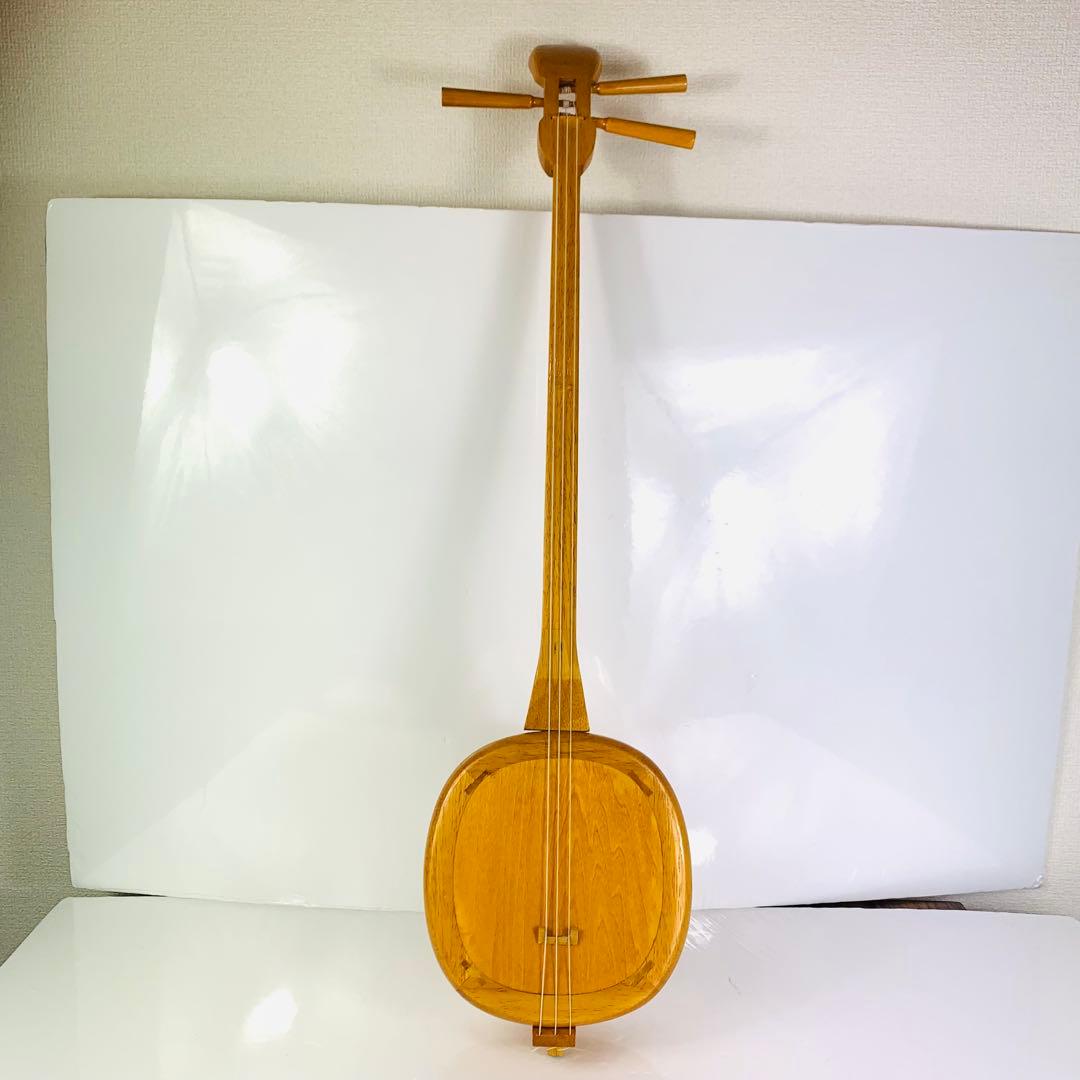 美品 希少 沖縄 三線 ASOVIVA製風 ウクレレ三線 弦楽器
