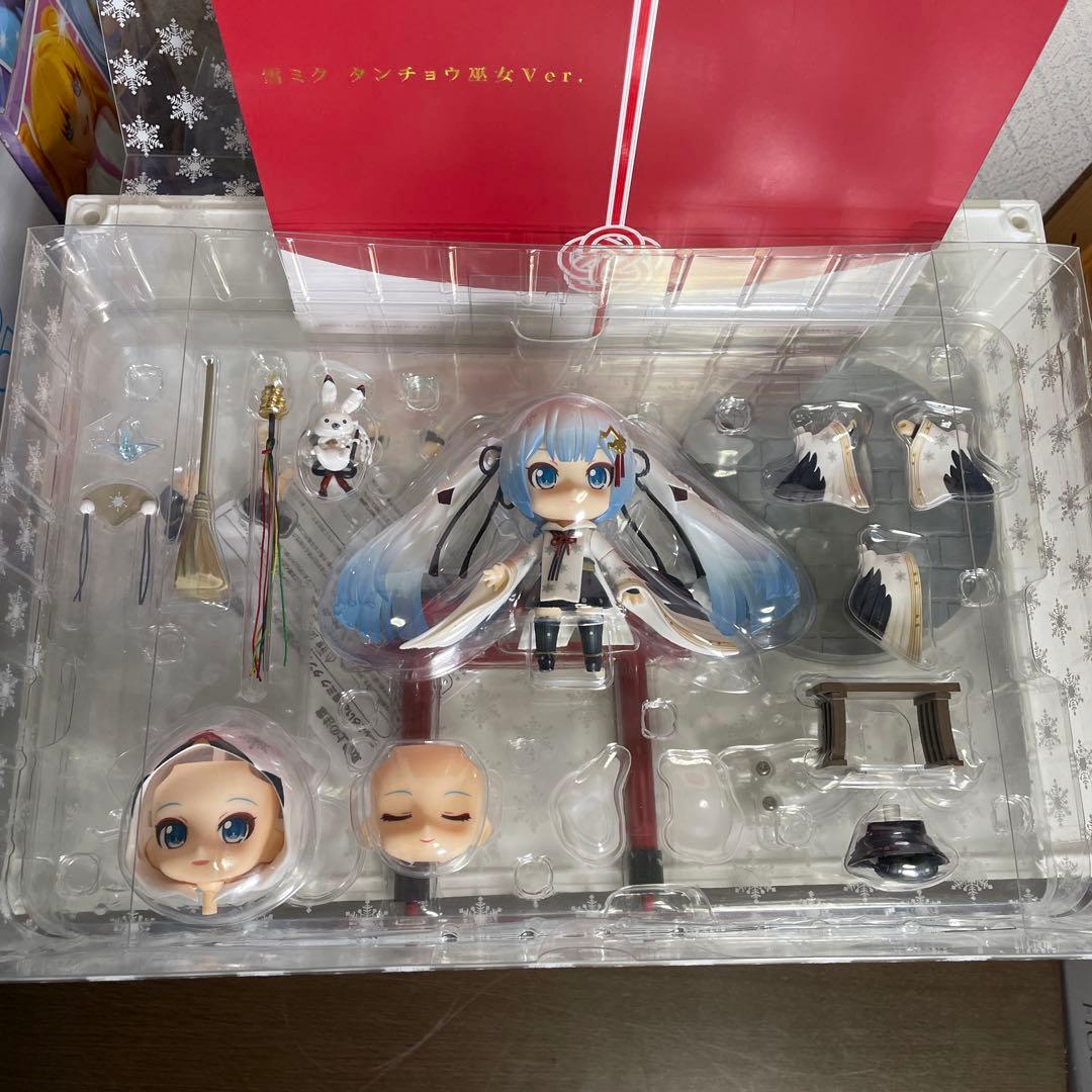 ねんどろいど　雪ミク　タンチョウ巫女Ver.　初音ミク　ボーカロイド　欠品なし