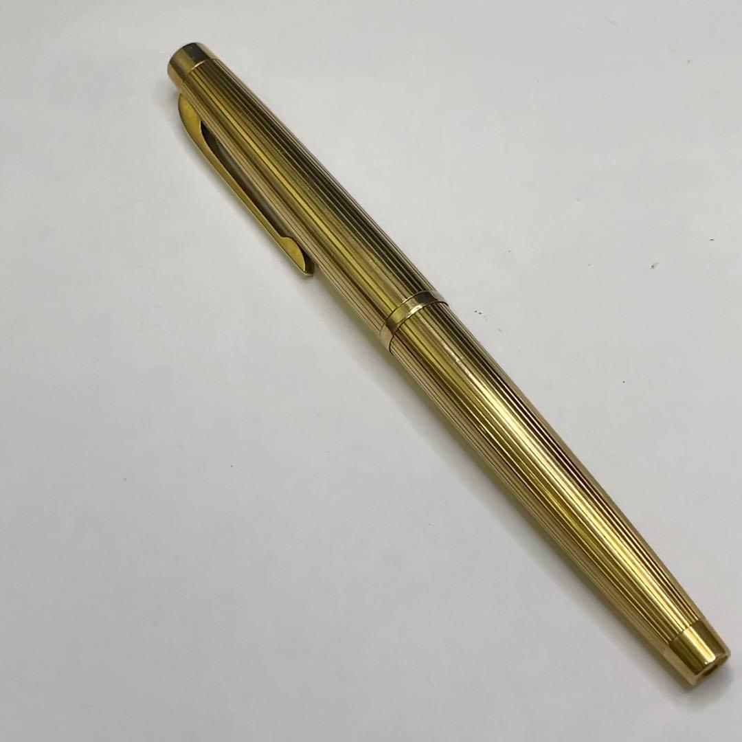 レア 希少 PLATINUM プラチナ 万年筆 14Kボディ 18Kペン先