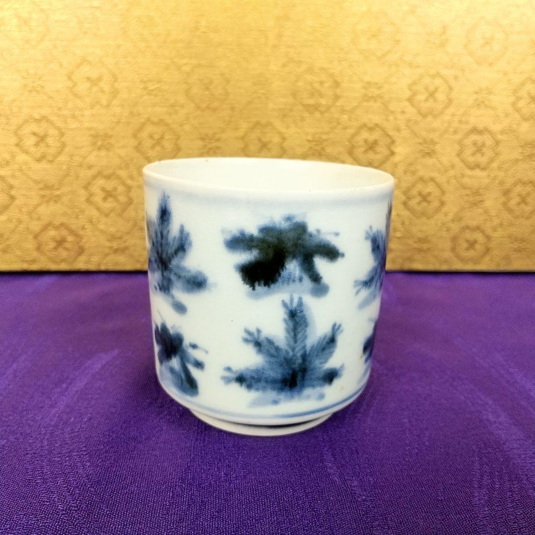【お値下げしました！】古伊万里　覗　染付　松図