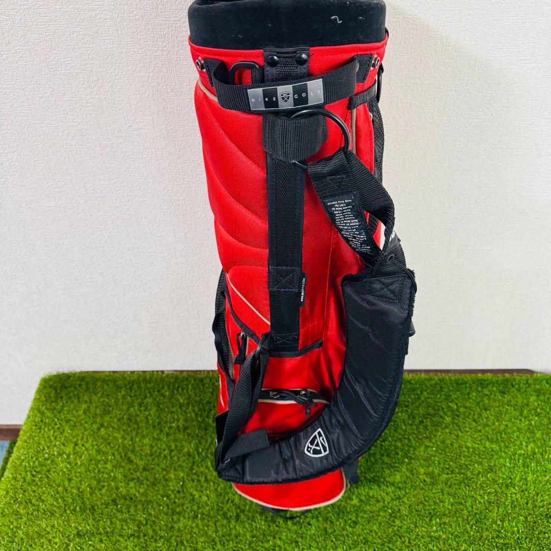 【軽量型】ナイキ NIKE スタンド キャディバッグ 赤