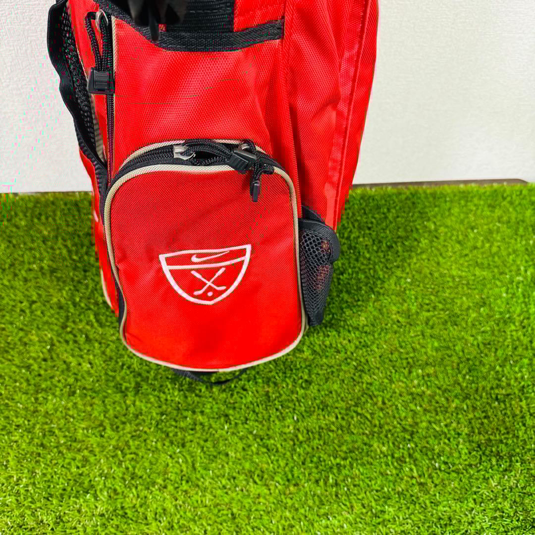 【軽量型】ナイキ NIKE スタンド キャディバッグ 赤