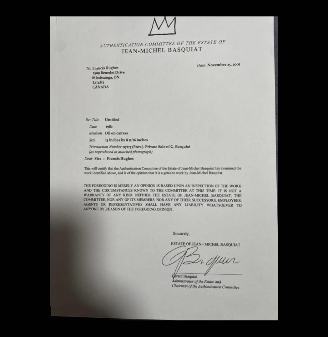 バスキア JEAN-MICHEL BASQUIAT 油絵 4
