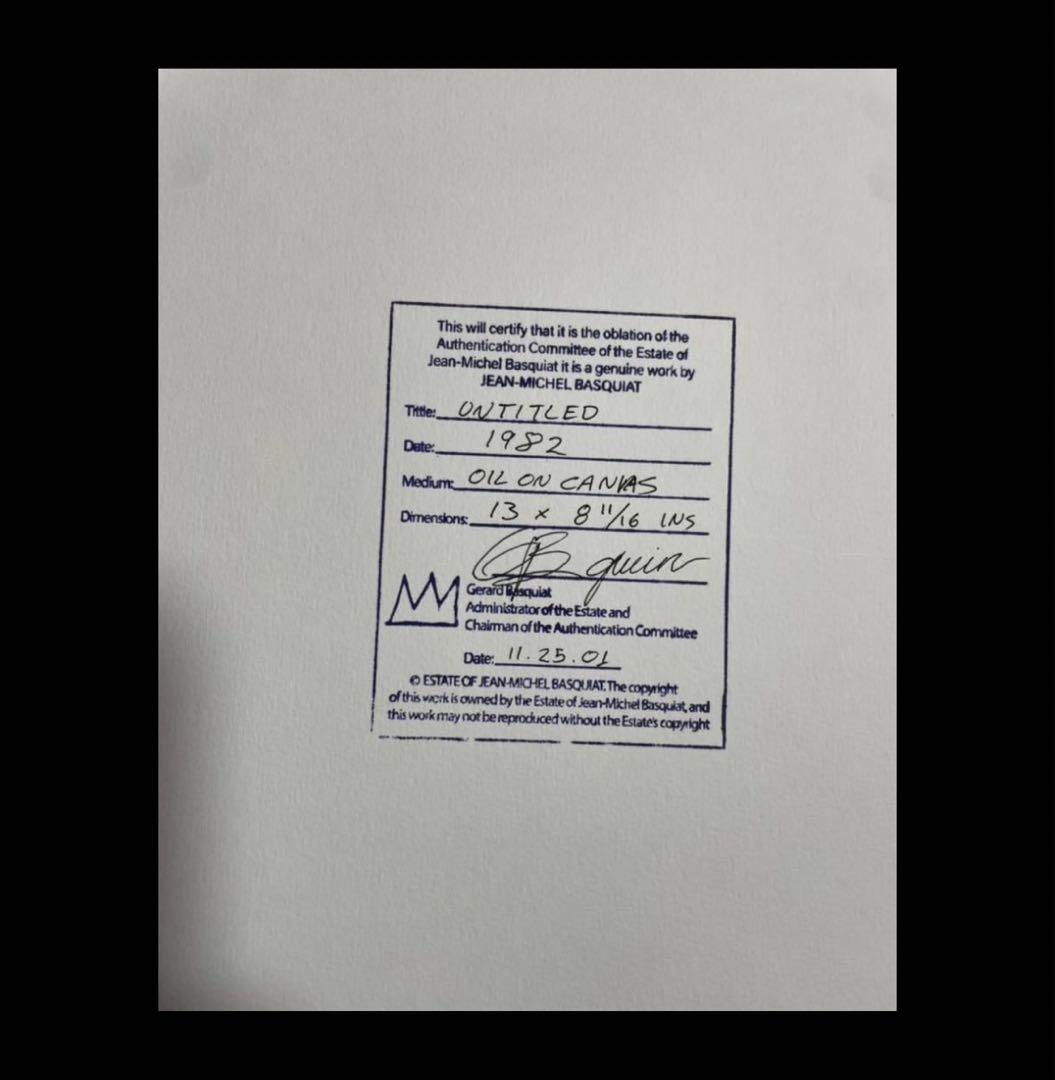 バスキア JEAN-MICHEL BASQUIAT 油絵 4