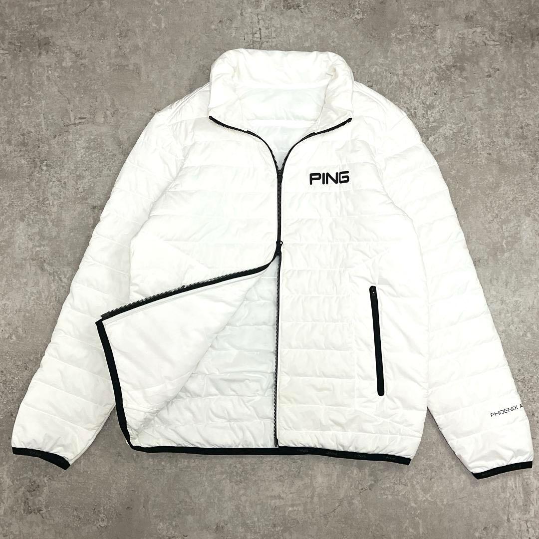 PING ストレッチラミネート 中綿 ブルゾン ジャケット M ゴルフ